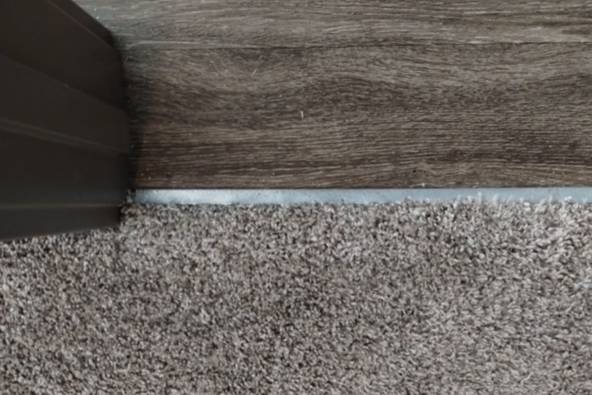Pet carpet damage repair — after